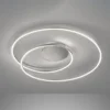 Lámpara LED de techo HOLY, níquel, Ø 49 cm, control remoto, CCT