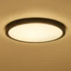 lámpara LED de techo inteligente Calex HALO Ø 40 cm negro IP54 RGB CCT
