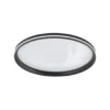 Lámpara LED de techo Isy, negro, Ø 55 cm, metal, CCT, atenuable