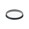 Lámpara LED de techo Isy, negro, Ø 35 cm, metal, CCT, atenuable