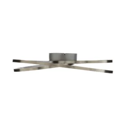 Lámpara LED de techo Joline de Lindby, Ø 60 cm, color níquel, metal