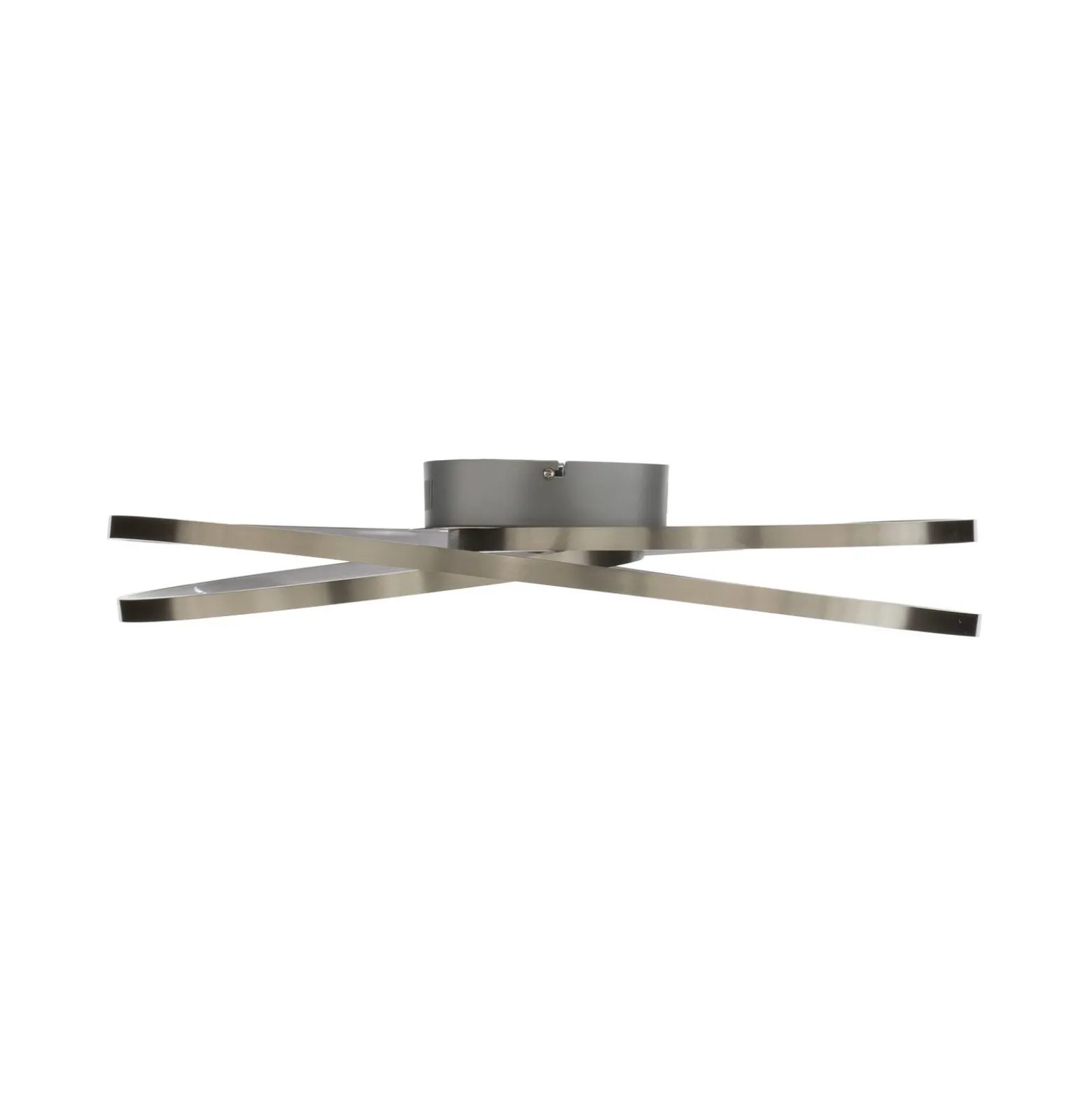Lámpara LED de techo Joline de Lindby, Ø 60 cm, color níquel, metal