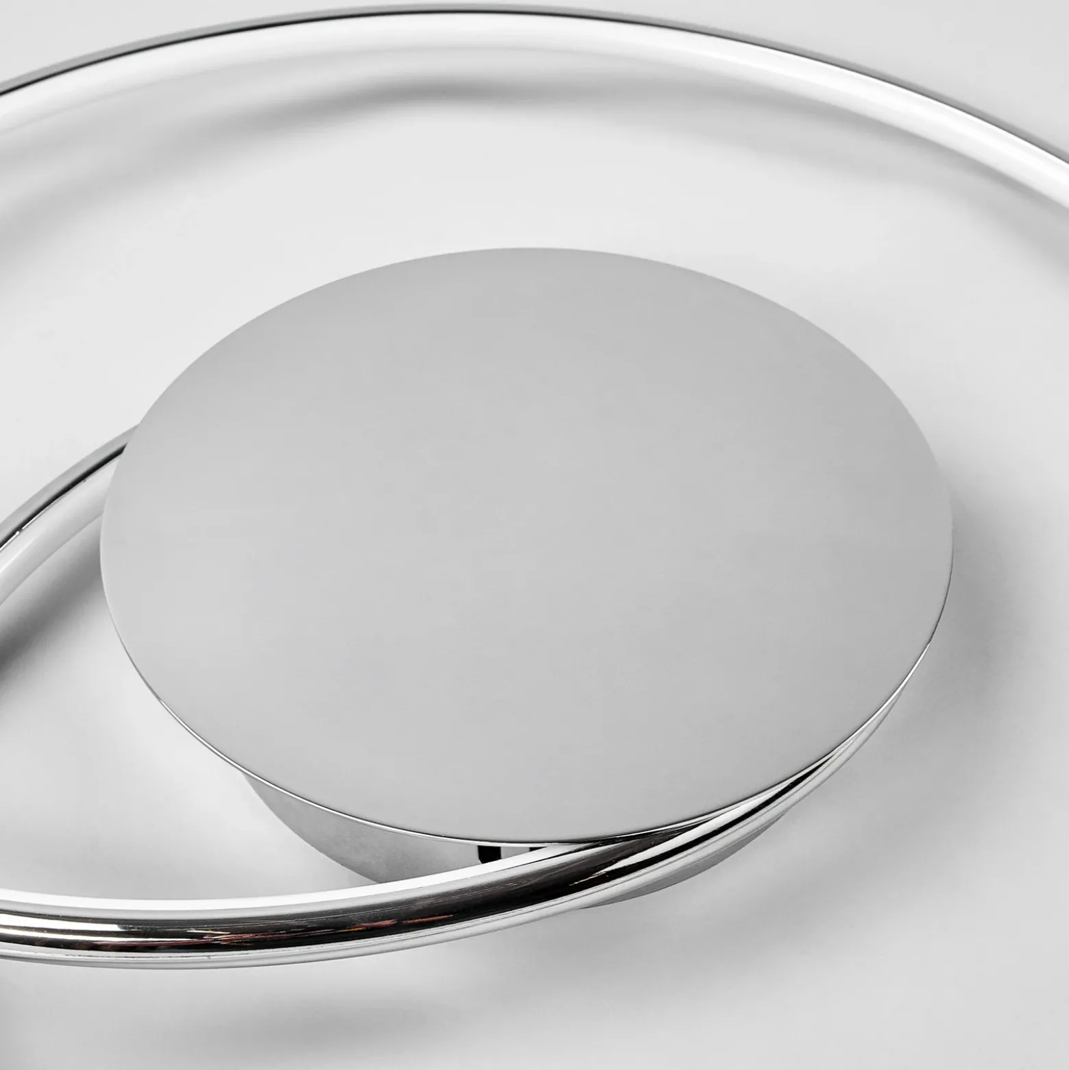 Lámpara LED de techo Joline de Lindby, juego de 2, Ø 46 cm, color cromo