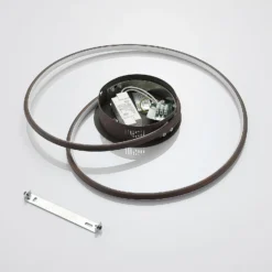 Lámpara LED de techo Joline de Lindby, Ø 45 cm, marrón óxido, metal