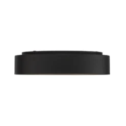 Lámpara LED de techo Lindby Gracjan, negra, metal, CCT, Ø 45 cm