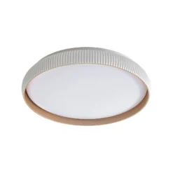 Lámpara LED de techo Lindby Jovian, blanca, Ø 40 cm, CCT, atenuable