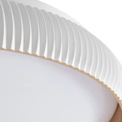 Lámpara LED de techo Lindby Jovian, blanca, Ø 40 cm, CCT, atenuable