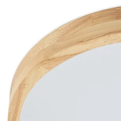 Lámpara LED de techo Lindby Lanira, Ø 50 cm, madera, control remoto, CCT