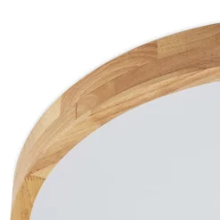 Lámpara LED de techo Lindby Lanira, Ø 60 cm, madera, control remoto, CCT