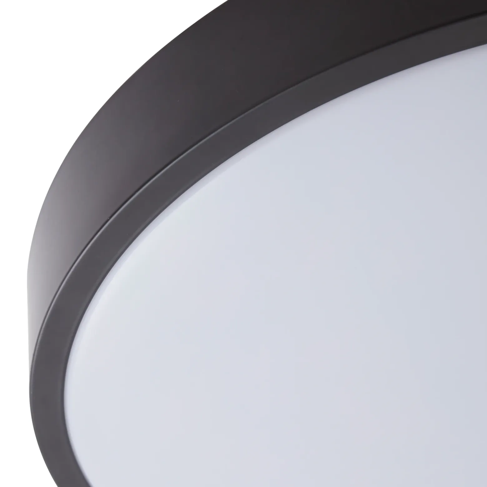 Lámpara LED de techo Lindby Medon, Ø 38 cm, negra, IP44, metal