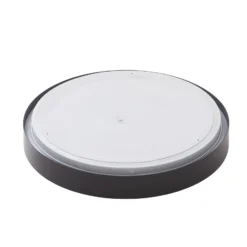 Lámpara LED de techo Lindby Medon, Ø 38 cm, negra, IP44, metal