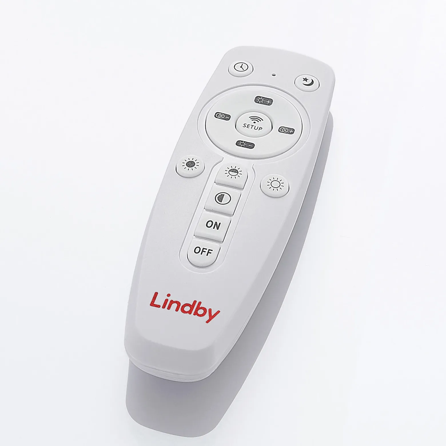 Lámpara LED de techo Lindby Narima, CCT, Ø 80 cm, plata