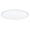 Lámpara LED de techo Lindby Narima, 4.000 K, Ø 100 cm, plata
