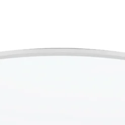 Lámpara LED de techo Lindby Narima, 4.000 K, Ø 100 cm, plata