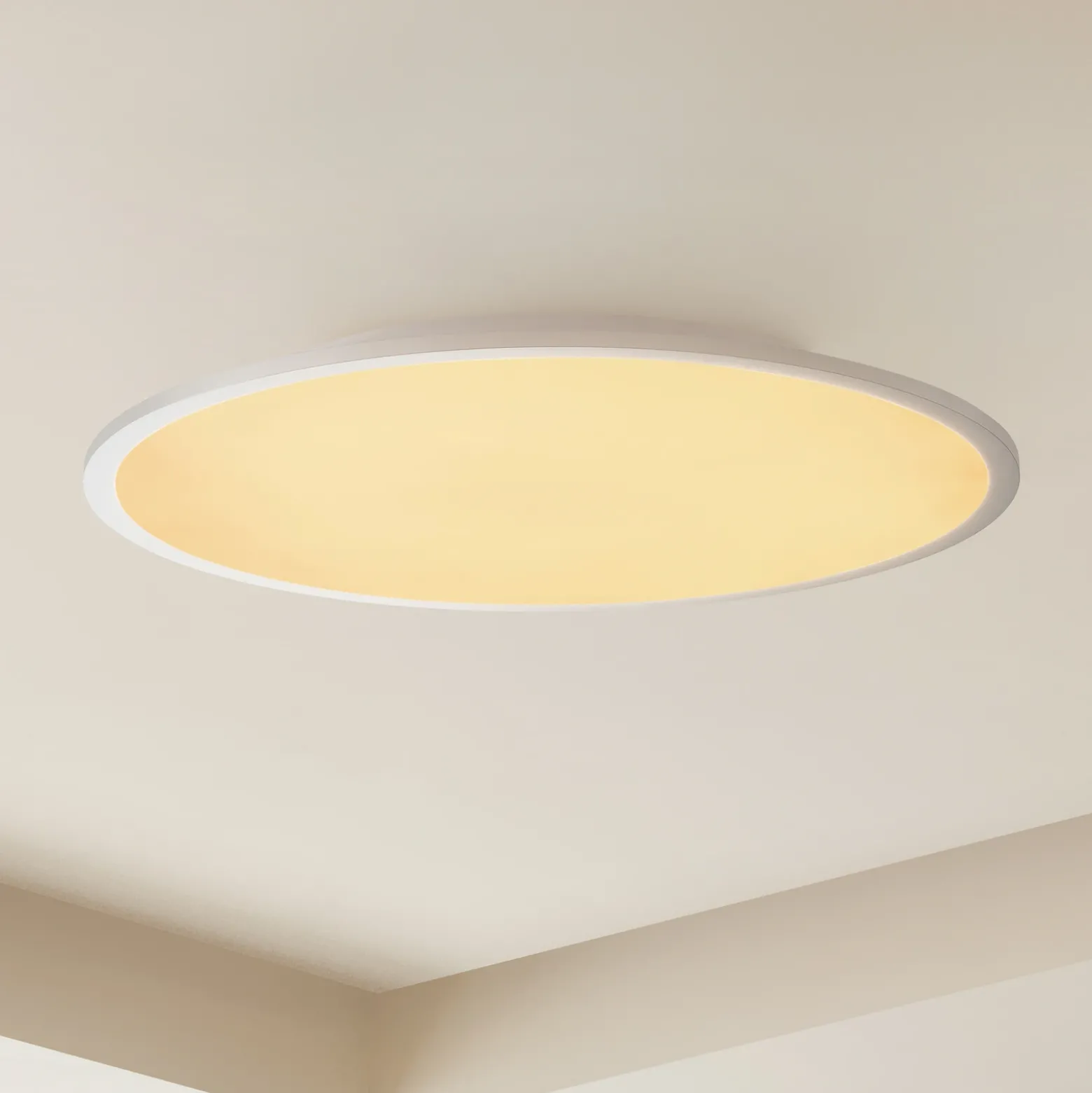 Lámpara LED de techo Lindby Narima, CCT, Ø 60 cm, plata