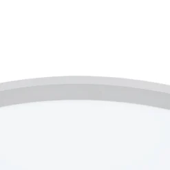 Lámpara LED de techo Lindby Narima, 4.000 K, Ø 60 cm, plata