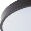 Lámpara LED de techo Lindby Smart Innes negro 38 cm RGB CCT Tuya