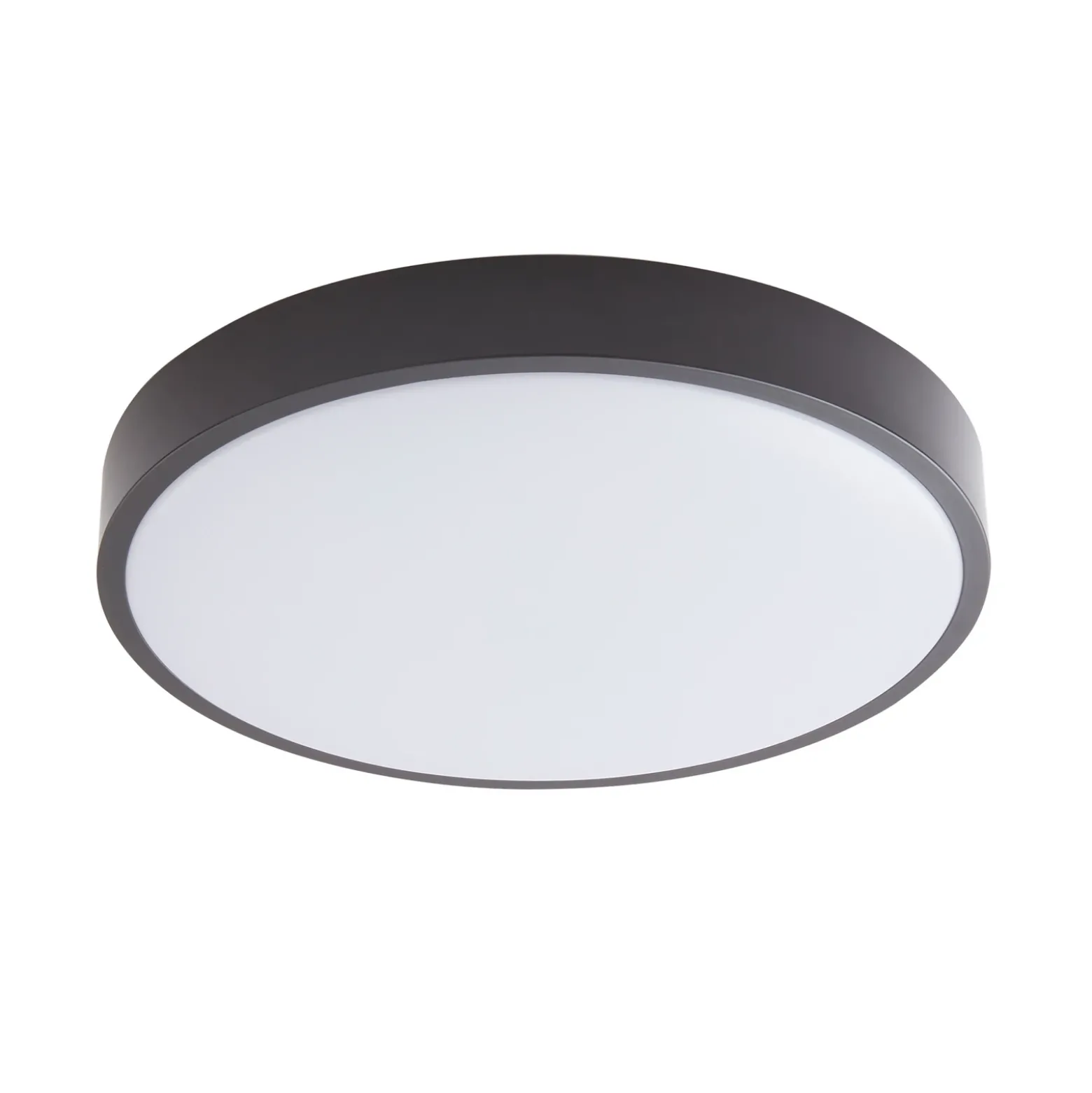 Lámpara LED de techo Lindby Smart Innes negro 38 cm RGB CCT Tuya