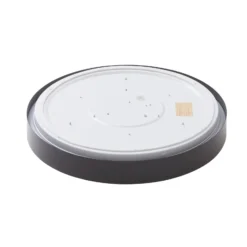 Lámpara LED de techo Lindby Smart Innes negro 38 cm RGB CCT Tuya