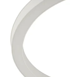 Lámpara LED de techo Lucande Neor, blanca, Ø 60 cm, CCT, atenuable