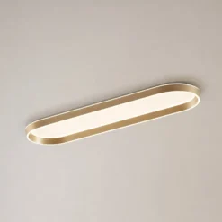 Lámpara LED de techo Lucande Rylan, marrón, Ø 62 cm, atenuable, CCT