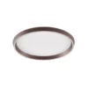 Lámpara LED de techo Lucande Rylan, marrón, Ø 62 cm, atenuable, CCT