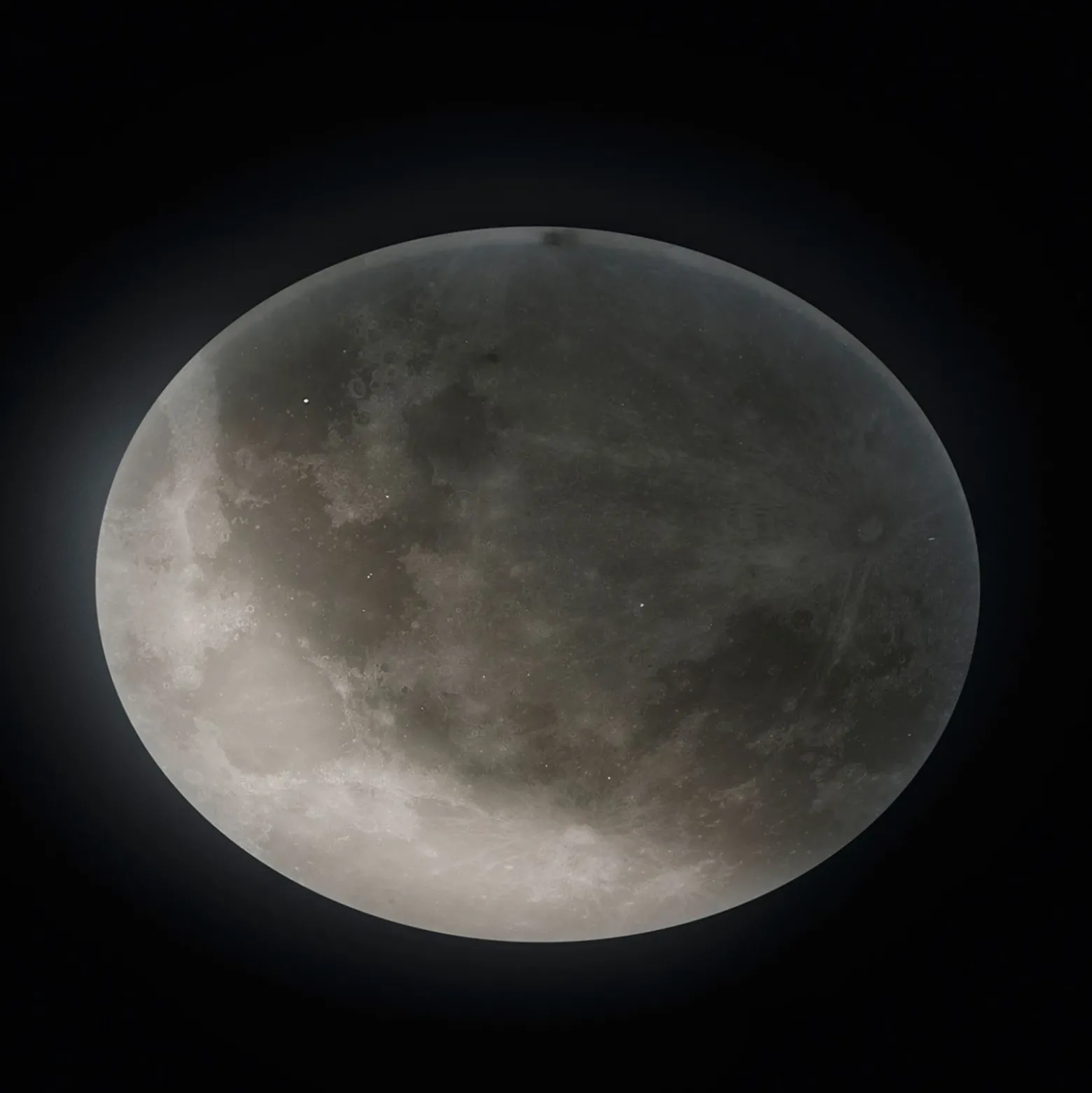 Lámpara LED de techo Lunar mando a distancia 60cm