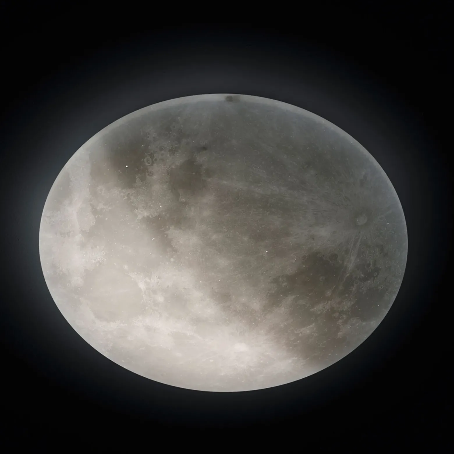 Lámpara LED de techo Lunar mando a distancia 60cm
