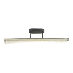 Lámpara LED de techo Malinda, transparente/antracita, 81 cm de largo, CCT