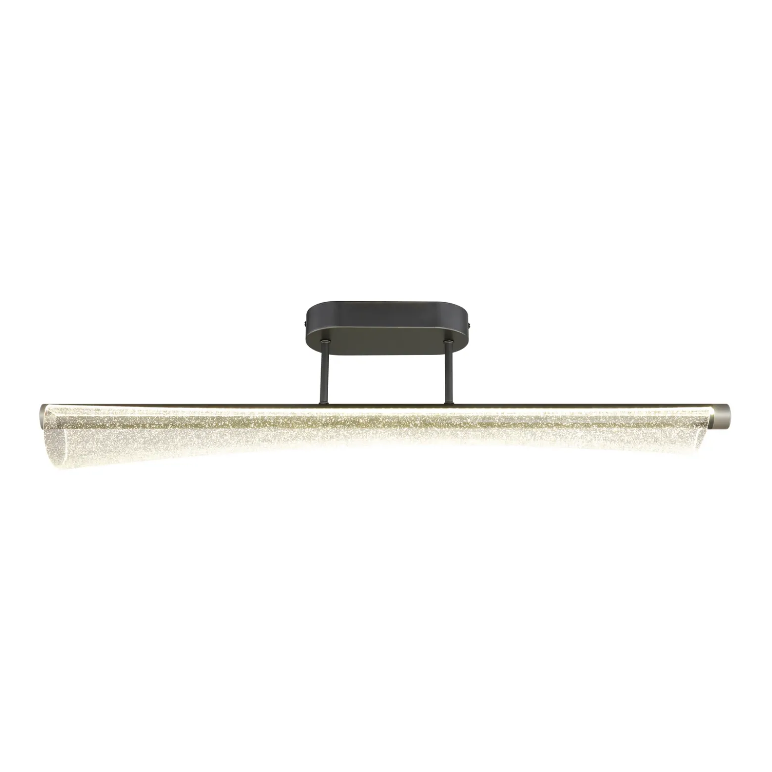 Lámpara LED de techo Malinda, transparente/antracita, 81 cm de largo, CCT