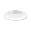 lámpara LED de techo Niike, blanca, Ø 40 cm, metal, CCT