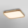 Lámpara LED de techo ORBIS ALICIA de OSRAM, 29 x 29 cm, madera, ClickDim