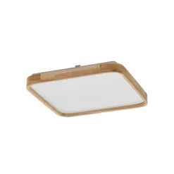 Lámpara LED de techo ORBIS ALICIA de OSRAM, 29 x 29 cm, madera, ClickDim