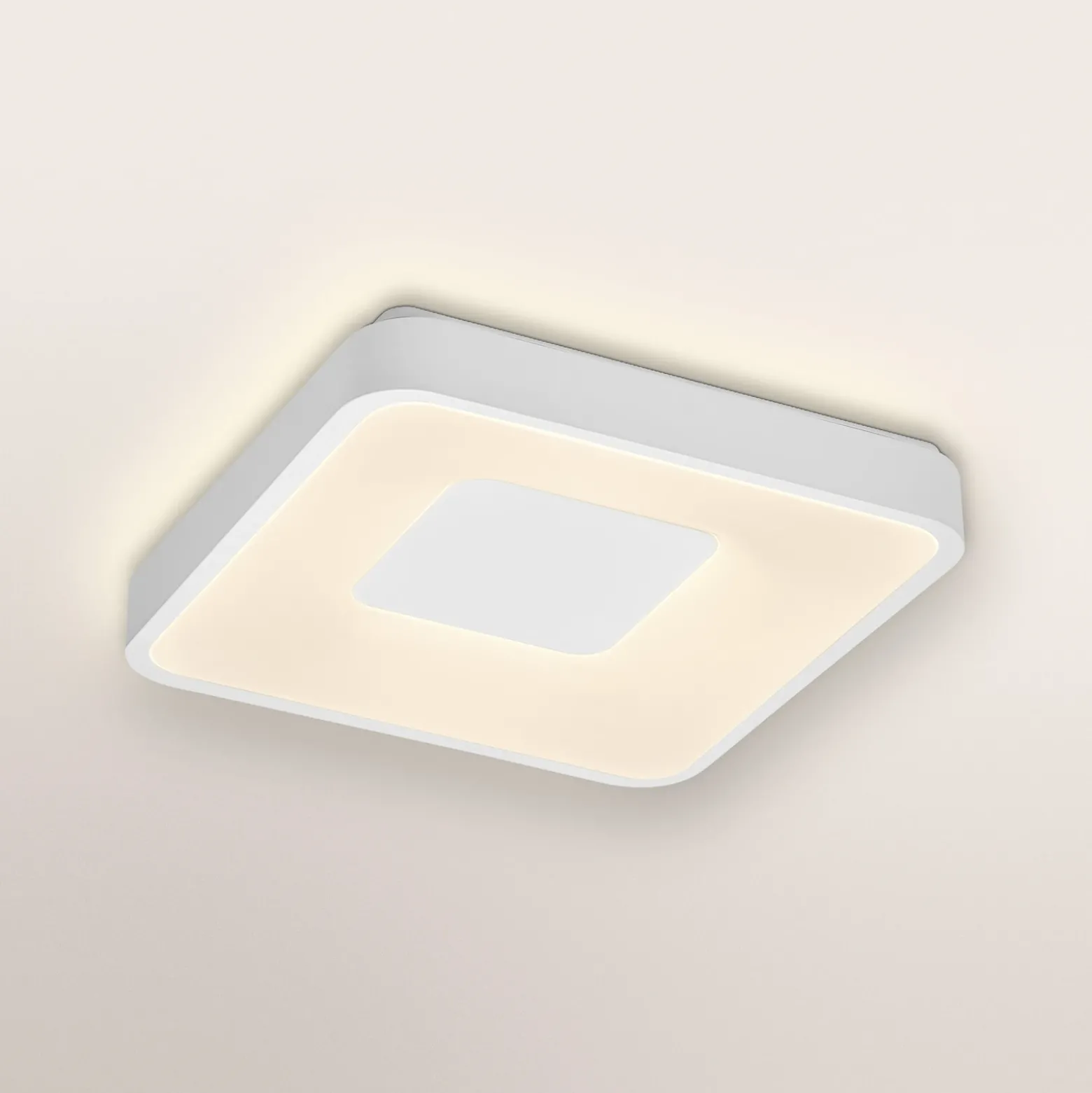 Lámpara LED de techo ORBIS PIANA de OSRAM, blanca, 38 x 38 cm, ClickDim