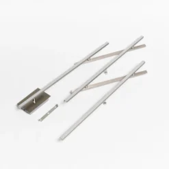 Lámpara LED de techo orientable Indira, atenuable, níquel