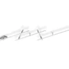 Lámpara LED de techo orientable Indira, atenuable, níquel