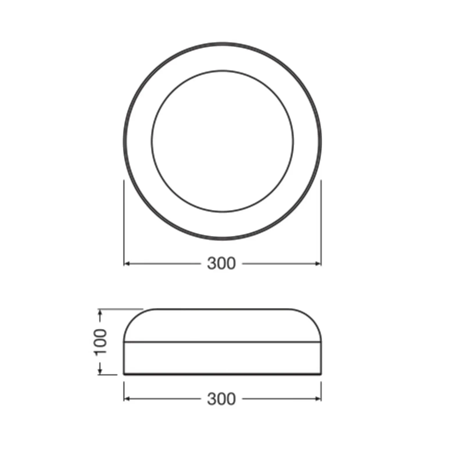 Lámpara LED de techo OSRAM Decor Bamboo Paper, Ø 30 cm, bambú