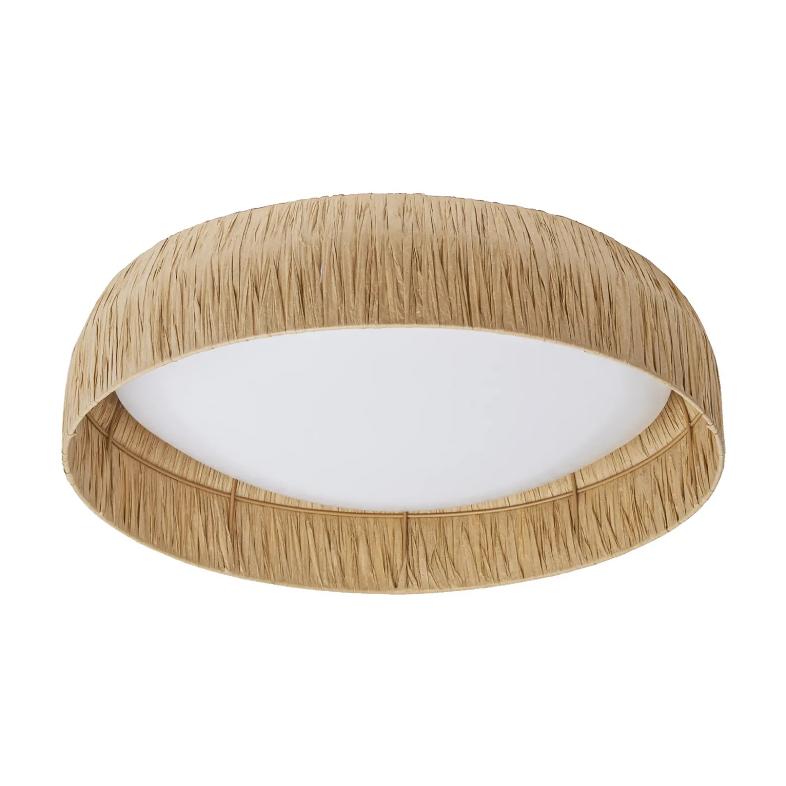 Lámpara LED de techo OSRAM Decor Bamboo Paper, Ø 50 cm, bambú