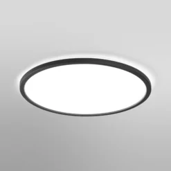 Lámpara LED de techo OSRAM ORBIS ULTRA SLIM, negro, Ø 40 cm atenuable