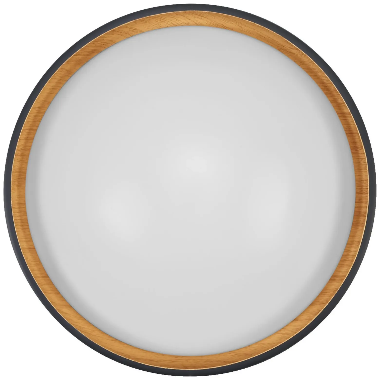 Lámpara LED de techo OSRAM ORBIS LIVIA, Ø 30 cm, gris, metal atenuable