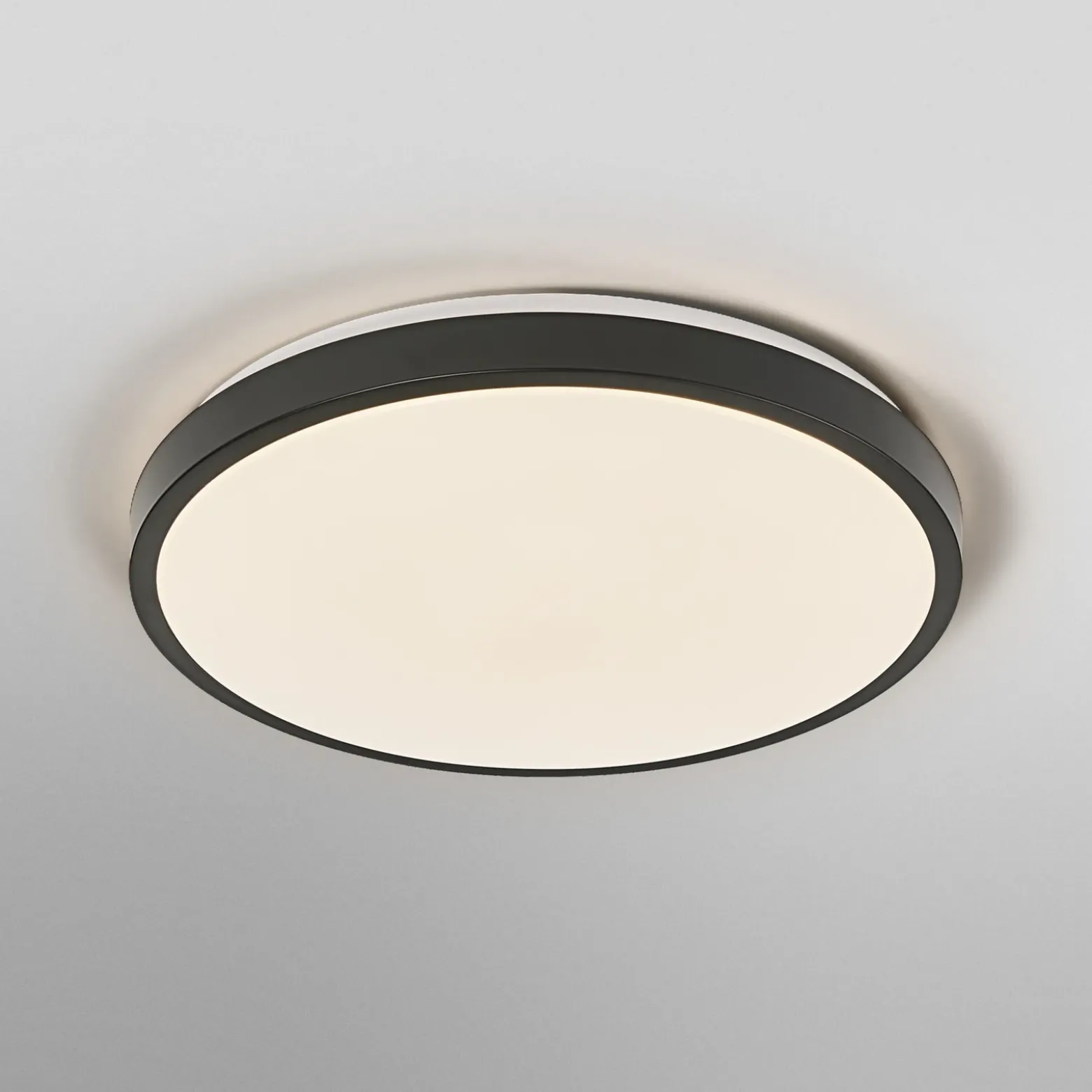 Lámpara LED de techo OSRAM ORBIS LONDON, negra, Ø 40 cm, metal