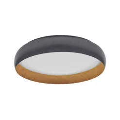 Lámpara LED de techo OSRAM ORBIS LIVIA, Ø 52 cm, gris, metal atenuable