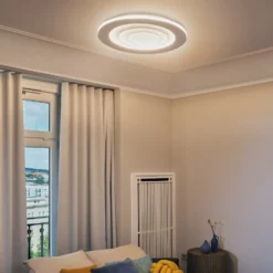 Lámpara LED de techo OSRAM ORBIS SPIRAL ROUND, Ø 69 cm, blanca 63 W