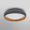 Lámpara LED de techo OSRAM ORBIS LIVIA, Ø 43 cm, gris, metal atenuable
