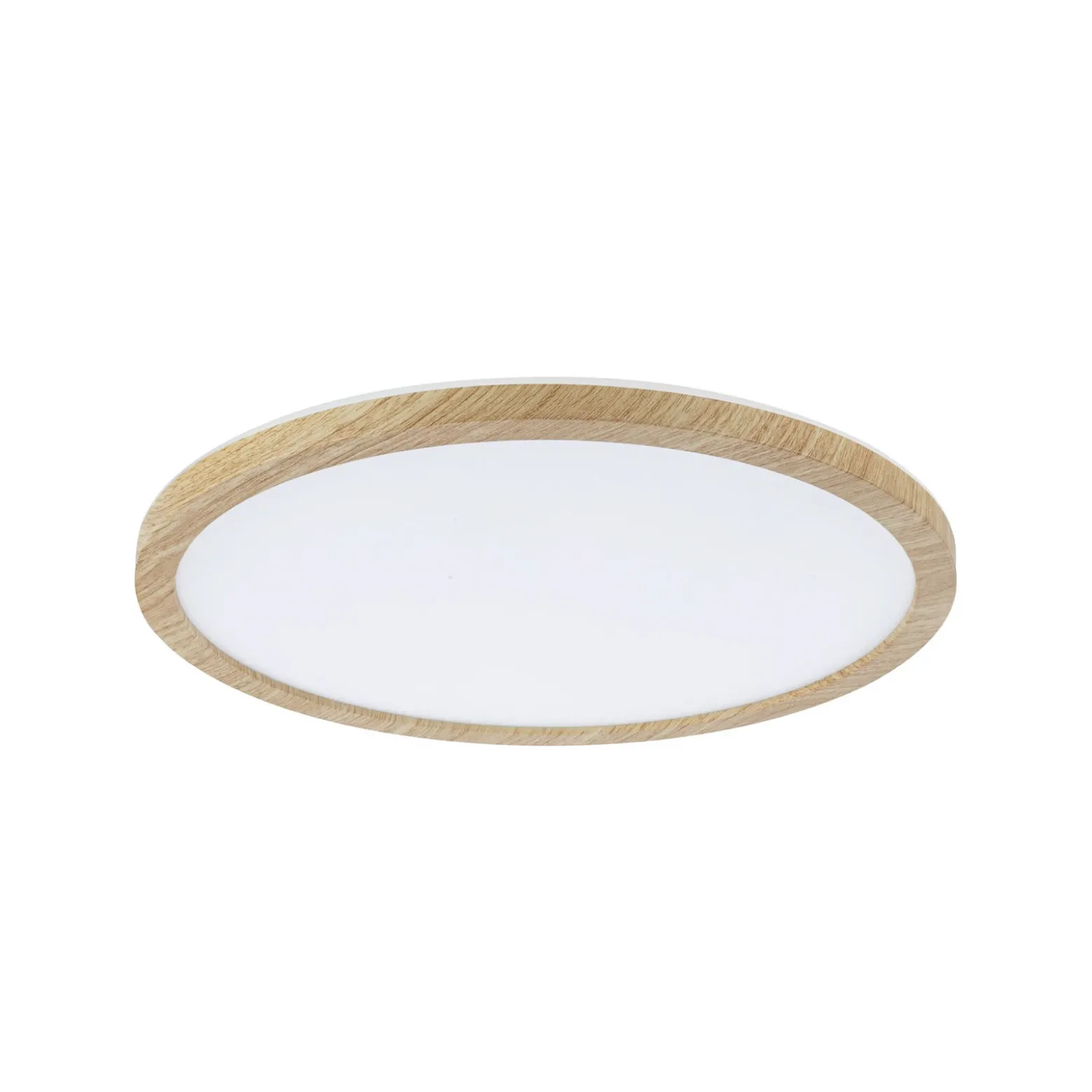 lámpara LED de techo Paulmann Atria Shine Ø29cm roble IP44 3.000K
