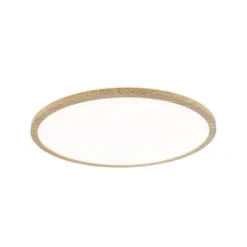 lámpara LED de techo Paulmann Atria Shine Ø42 cm roble IP44 3000 K