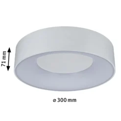 Lámpara LED de techo Paulmann HomeSpa Casca Ø 30 cm, blanca