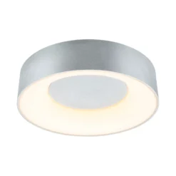 Lámpara LED de techo Paulmann HomeSpa Casca, blanco/aluminio, IP44