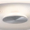 lámpara LED de techo Paulmann Volea, blanco/plata Ø 32 cm IP44 atenuable
