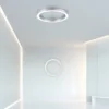 Lámpara LED de techo PURE Lines, Ø 50 cm, color plateado, CCT